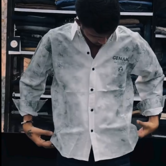 Oversized Tie-Dye Shirt, Full Sleeve