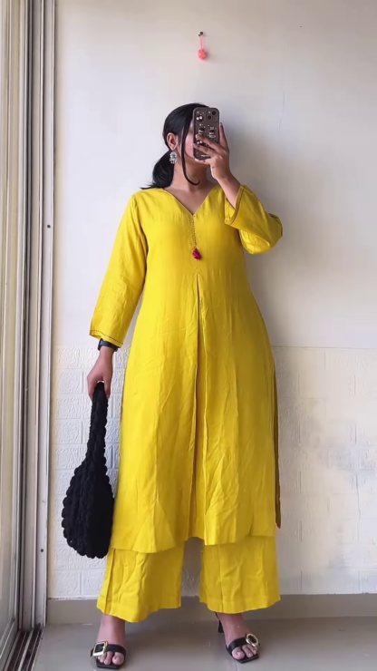 Printed Kurta Set with Straight Pants, Assorted Colours