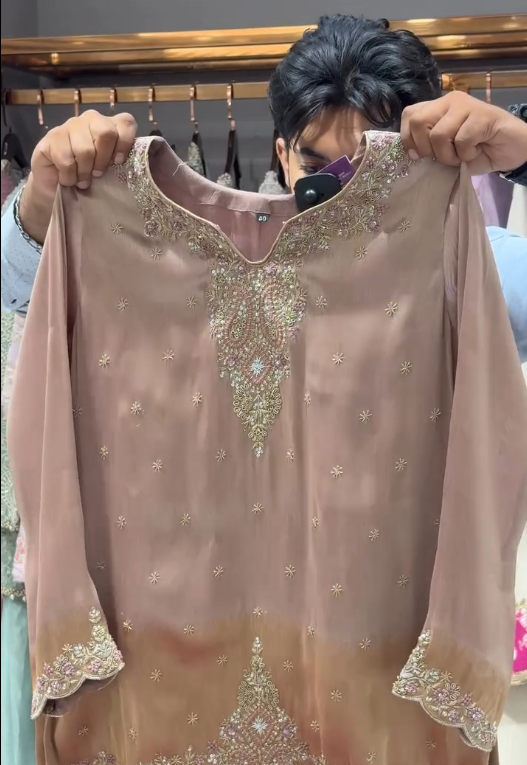 Women's Embroidered Silk-Blend Kurta Palazzo Set with Dupatta - Image 7