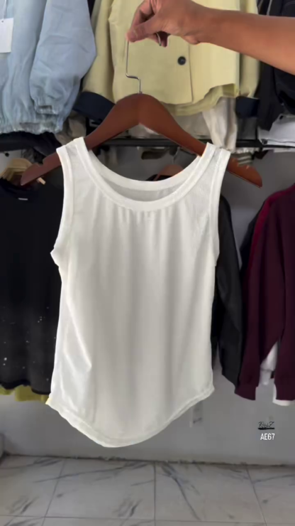 Layered Knit Cropped Sweater with Cotton Inner Top