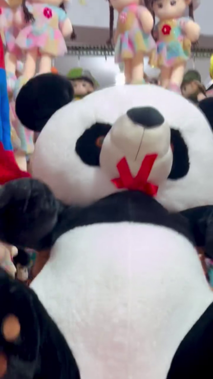 Giant panda plush toy product view