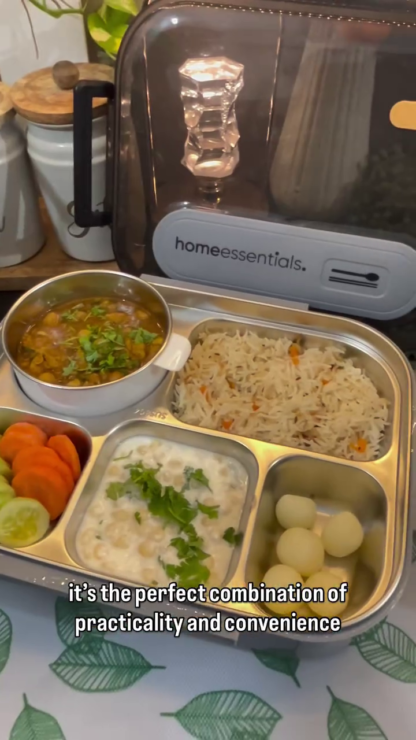 Insulated bento box interior