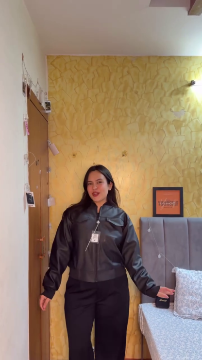 Winter Outerwear: Faux Leather Jacket, Fleece Hoodie or Teddy Jacket