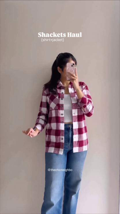 Women's Wool-Blend Winter Shacket