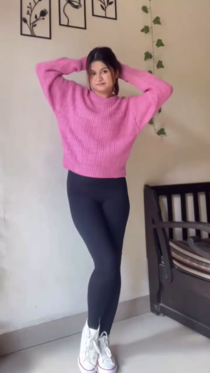 Winter Sweater with Relaxed Fit