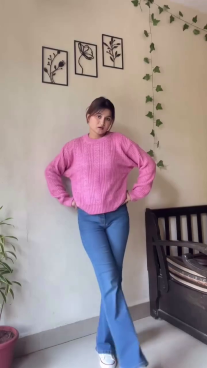 Winter Sweater with Relaxed Fit