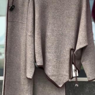 Wool-Blend Knit Top and Wide-Leg Pant Co-ord with Pockets