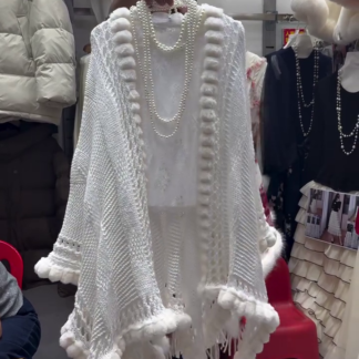 Winter Cape with Soft Trim