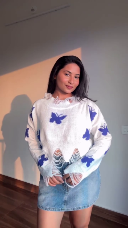 Plush Knit Winter Sweater
