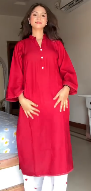 Kurta and Relaxed Pants Co-ord, Assorted Colours