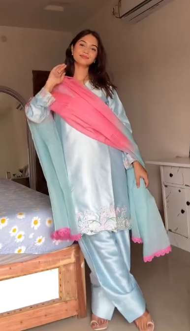 Kurta and Relaxed Pants Co-ord, Assorted Colours