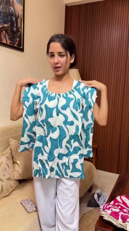 Printed Kurti Set, Assorted Prints and Colours
