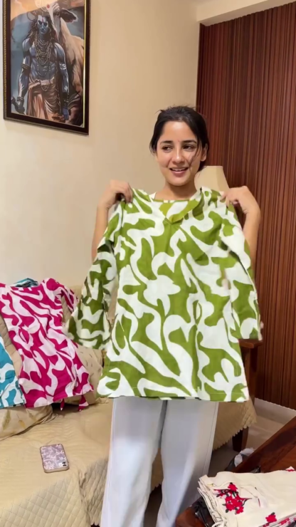 Printed Kurti Set, Assorted Prints and Colours