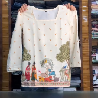 Scenic Printed Straight Kurti