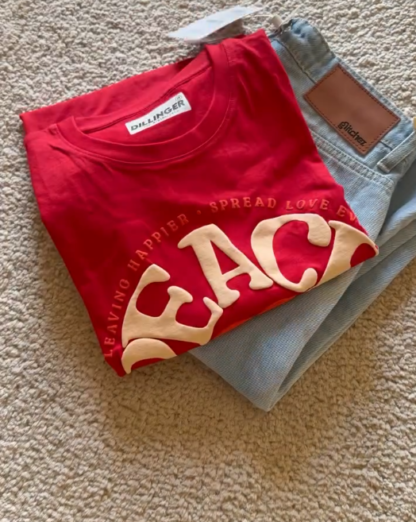 Graphic Tee with Denim, Assorted Prints