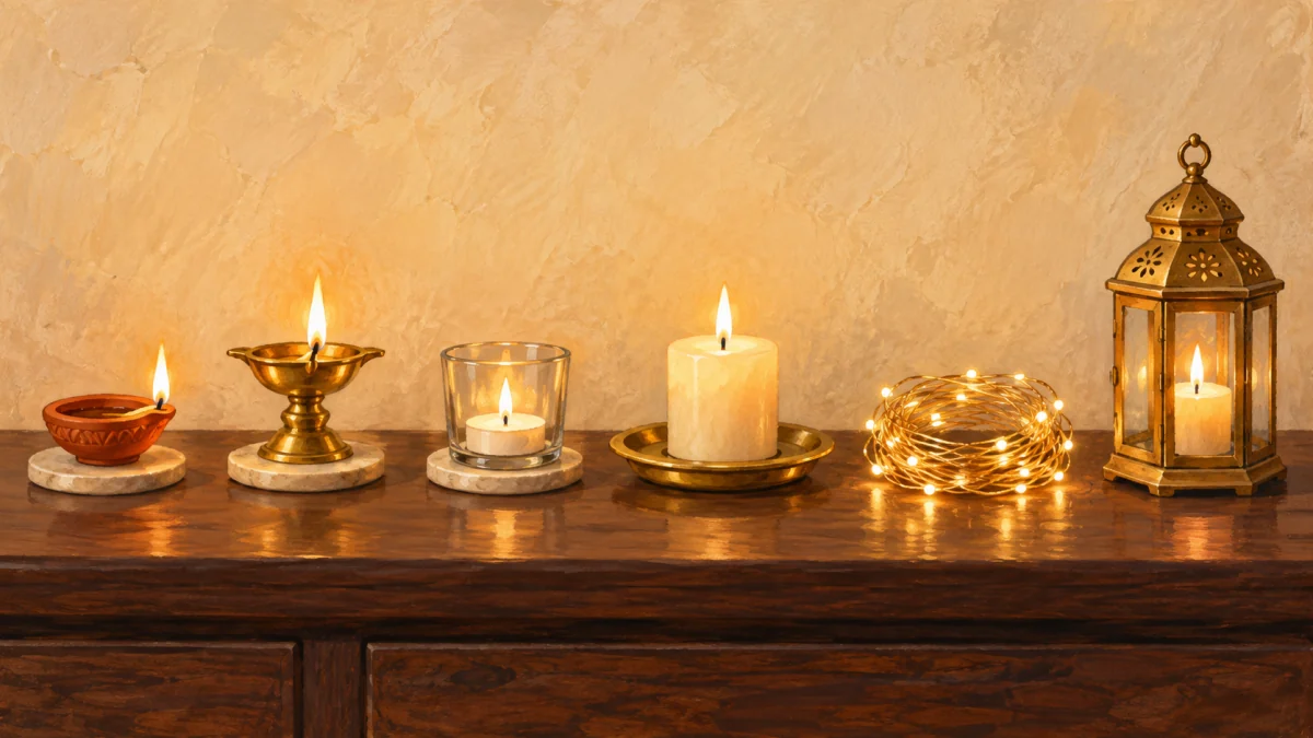 Diwali Lighting Guide: Diyas, Candles, Fairy Lights and Lanterns Compared