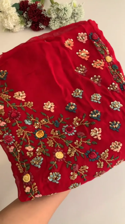 Cotton Kurti with Lace Trim