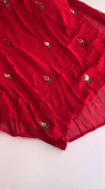 Cotton Kurti with Lace Trim