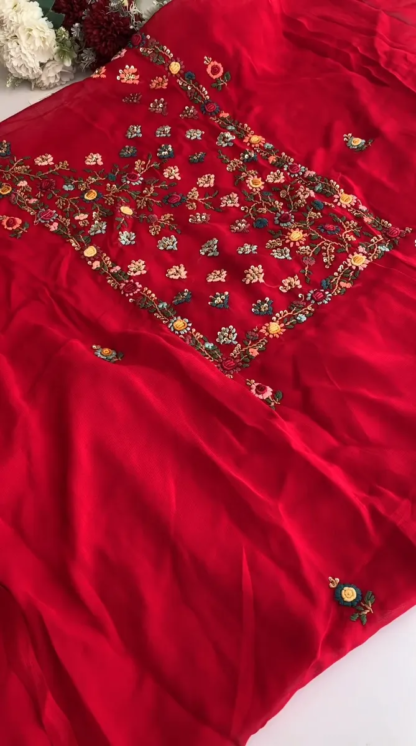 Cotton Kurti with Lace Trim