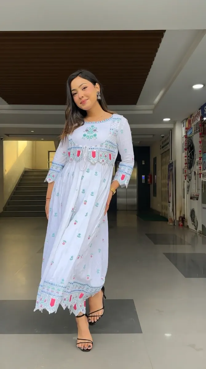 Embroidered Salwar Suits with Traditional Motifs - Image 7