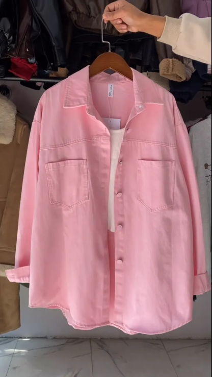 Multicolour Button-Down Shirt for Women, Relaxed Fit