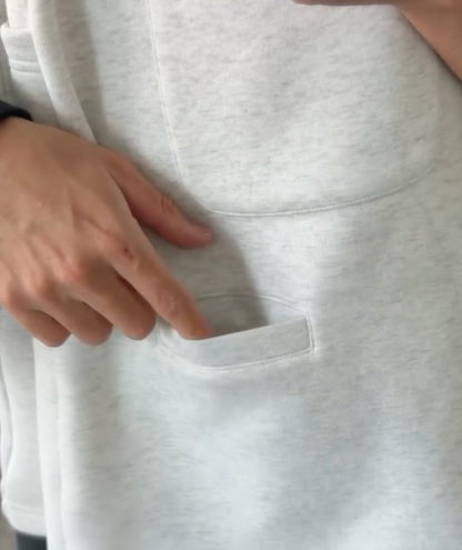 Men's Grey Baggy Shorts, Relaxed Fit