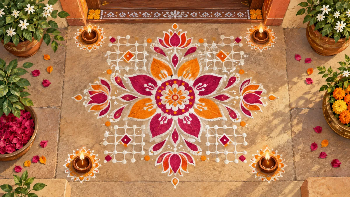 Rangoli Designs Explained: History, Regional Styles and What the Patterns Mean