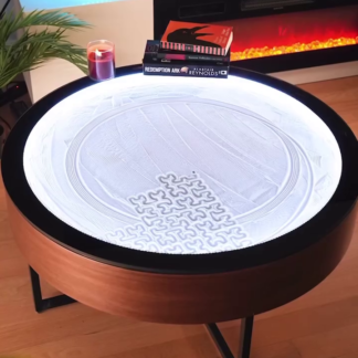 ZenTrace Illuminated Sand Art Coffee Table