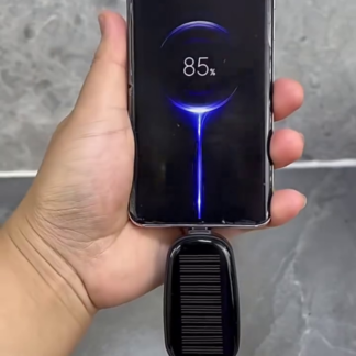 Mini Portable Solar Power Bank Keychain Charger