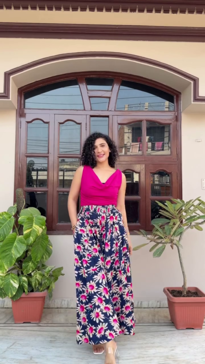 Floral Maxi Skirt Outfit, Assorted Colours