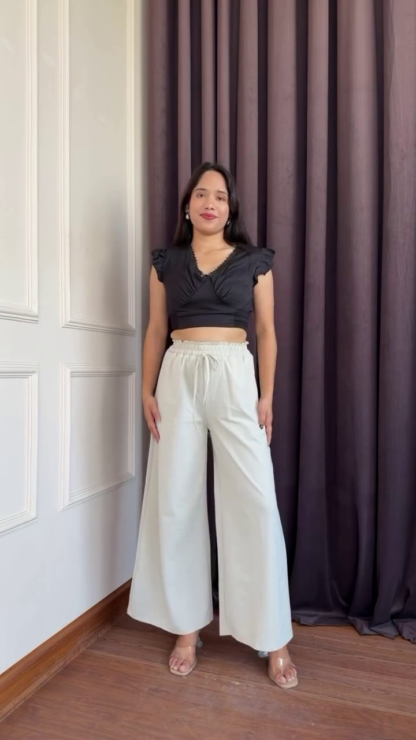 Flared High-Rise Trousers, Assorted Colours and Prints