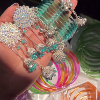 Handmade Jelly Bangles, Ghungroo Bangles and Jhumka Earrings