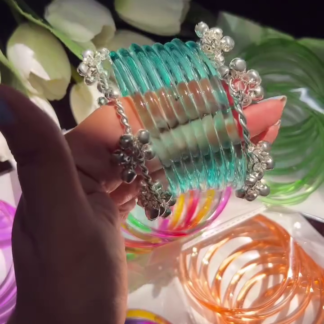 Jelly Bangles and Ghungroo Bangles Set