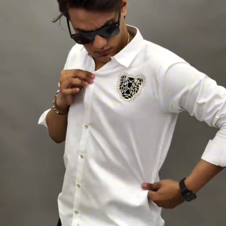 Men's Classic White Shirt, Tailored Fit